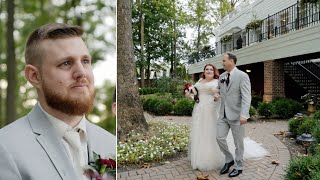 Groom Cries When He Sees His Bride For The First Time Black Iris Estate Wedding Video