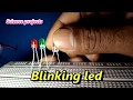 Blinking led circuit, Science Projects For Engineering Students, 12v flashing led circuit