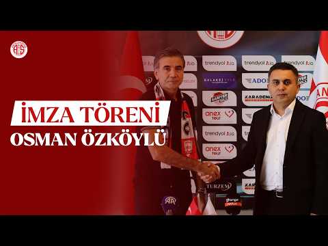 Teknik Direktörümüz Osman Özköylü'nün imza töreni ✍️