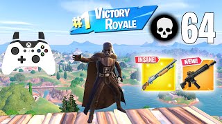 64 Elimination Solo Vs Squads Gameplay Wins (Fortnite Season 2 Xbox Controller)