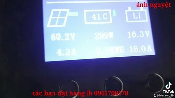 sạc mppt. solar 45a đưa vào sạc gió thế nào