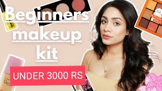 BEGINNERS FULL MAKEUP KIT UNDER RS 3000 | STEP BY STEP GUIDE TO A LOOK USING THESE PRODUCTS