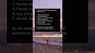 7 Sikap dan Karakter Perempuan yang Digilai Para Pria #psikologi #shortvideo #feedshorts