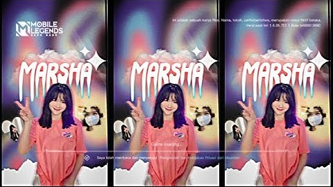LOADING SCREEN/INTRO MLBB X MARSHA JKT 48 NEW ERA VERSION TERBARU 2023