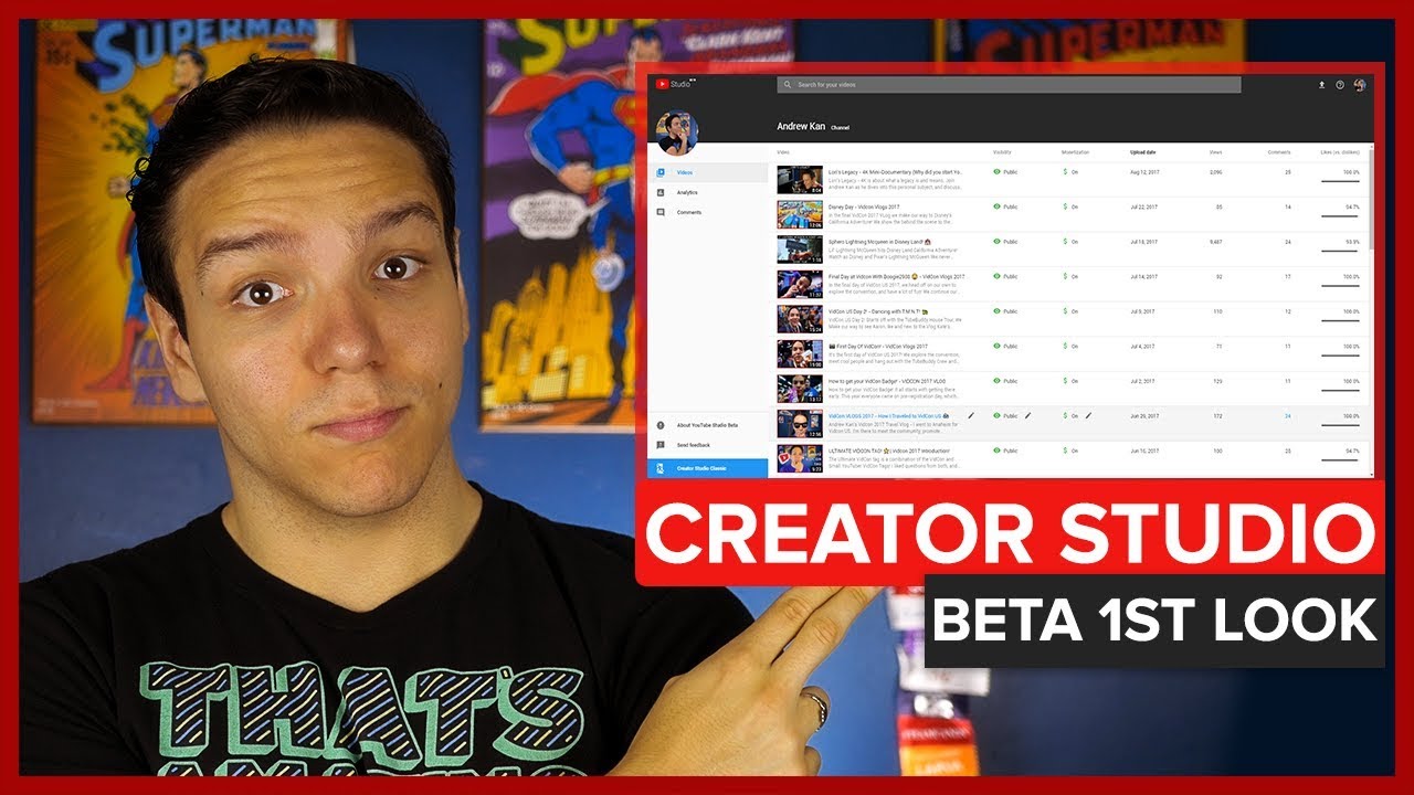 YouTube Creator Studio Beta Indepth First Look! 🔍 YouTube