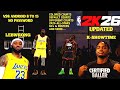 K-SHOWTIME VS LEBWRONG JAMES IN 1V1 BLACKTOP BATTLE IN NBA 2K26 ANDROID GAMEPLAY V98 NEW MOD MENU