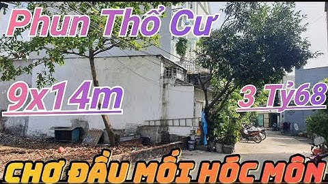 🔴9️⃣x1️⃣4️⃣ Bán Đất Bà điểm Đường Thông Chợ đầu mối Hóc Môn Chợ Bà Điểm Phan VH.