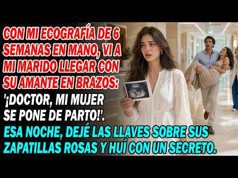 Con Mi Ecografía De 6 Semanas, Vi A Mi Marido Con Su Amante En Brazos '¡Mi Mujer Está De Parto!'....