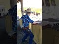 Lever action kid using shotgun skills learned from deadeyecowboyactionshootings