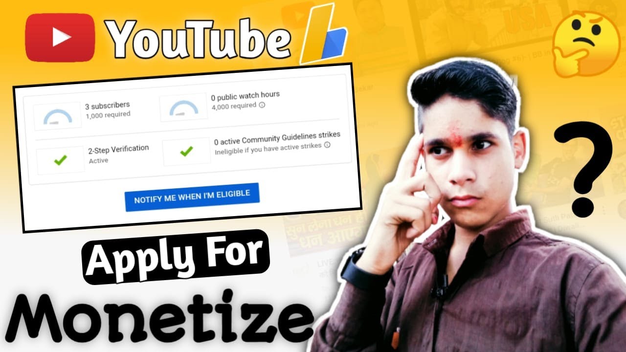 Monetize YouTube Channel in 2021 | How To YouTube Channel Monetization ...