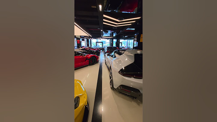 F1RST MOTORS DUBAI Supercar Showroom