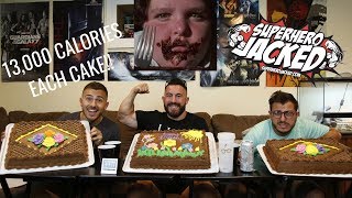 Mike, brandon and ryan take on the matilda chocolate cake challenge.
watch them try devour 1 half sheet from costco each. around 13,000
ca...