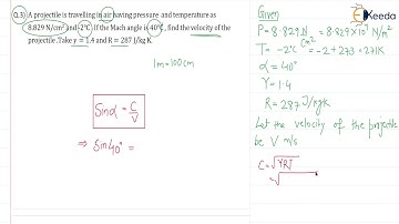 Understanding Velocity & Mach Number Calculations | Solving GATE Numerical 3