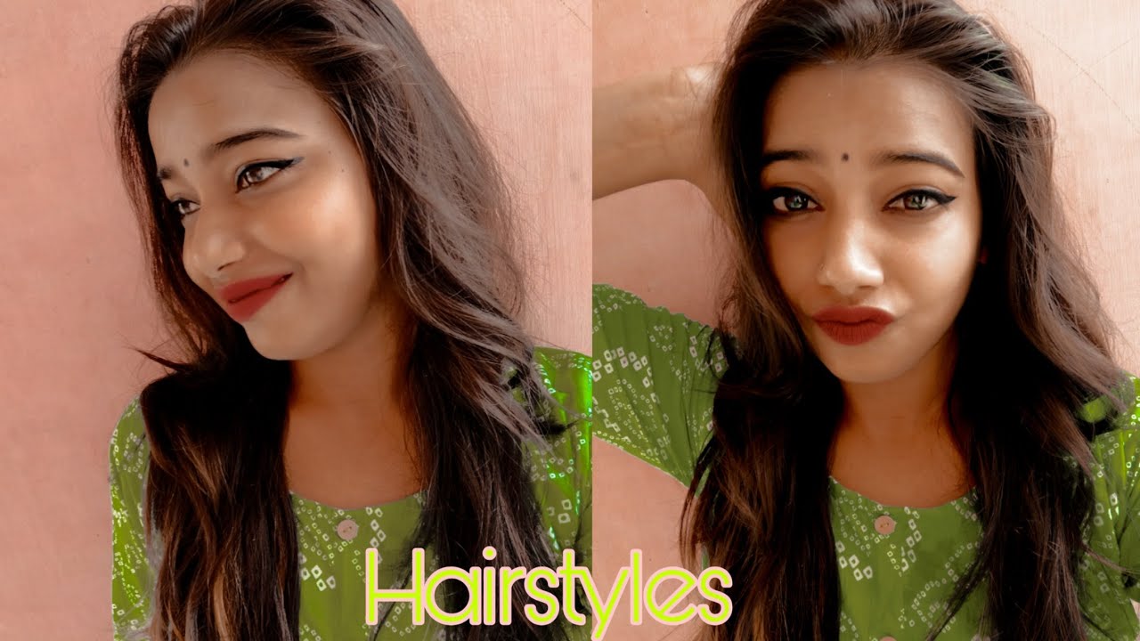 Cute And Simple Hairstyles // Best for party, college and other ...