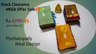 Stock Clearance MEGA Offer Sale Rs.4299🔥 | Low Budget Silk Sarees | Pure Handloom Soft Silk Sarees screenshot 4