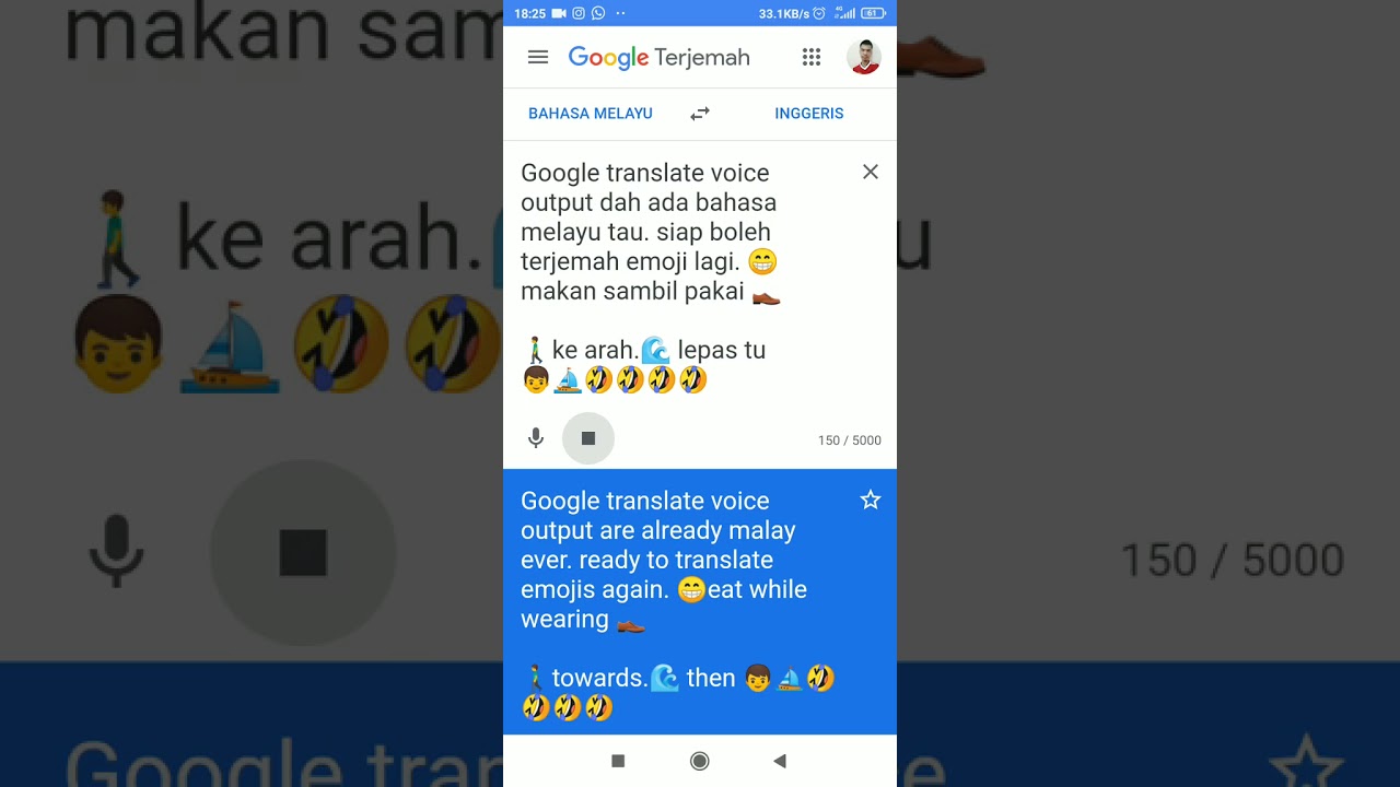 Hahaha Seronok Pulah Main Nie Google Translate Nie Sekarang Emoji Pun Boleh Terjemah Youtube