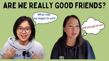 are we really good friends @xiaoguachinese  | comprehensible input | low intermediate