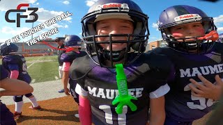 if he TOUCHES the ball, he SCORES | Go Pro PeeWee Football POV