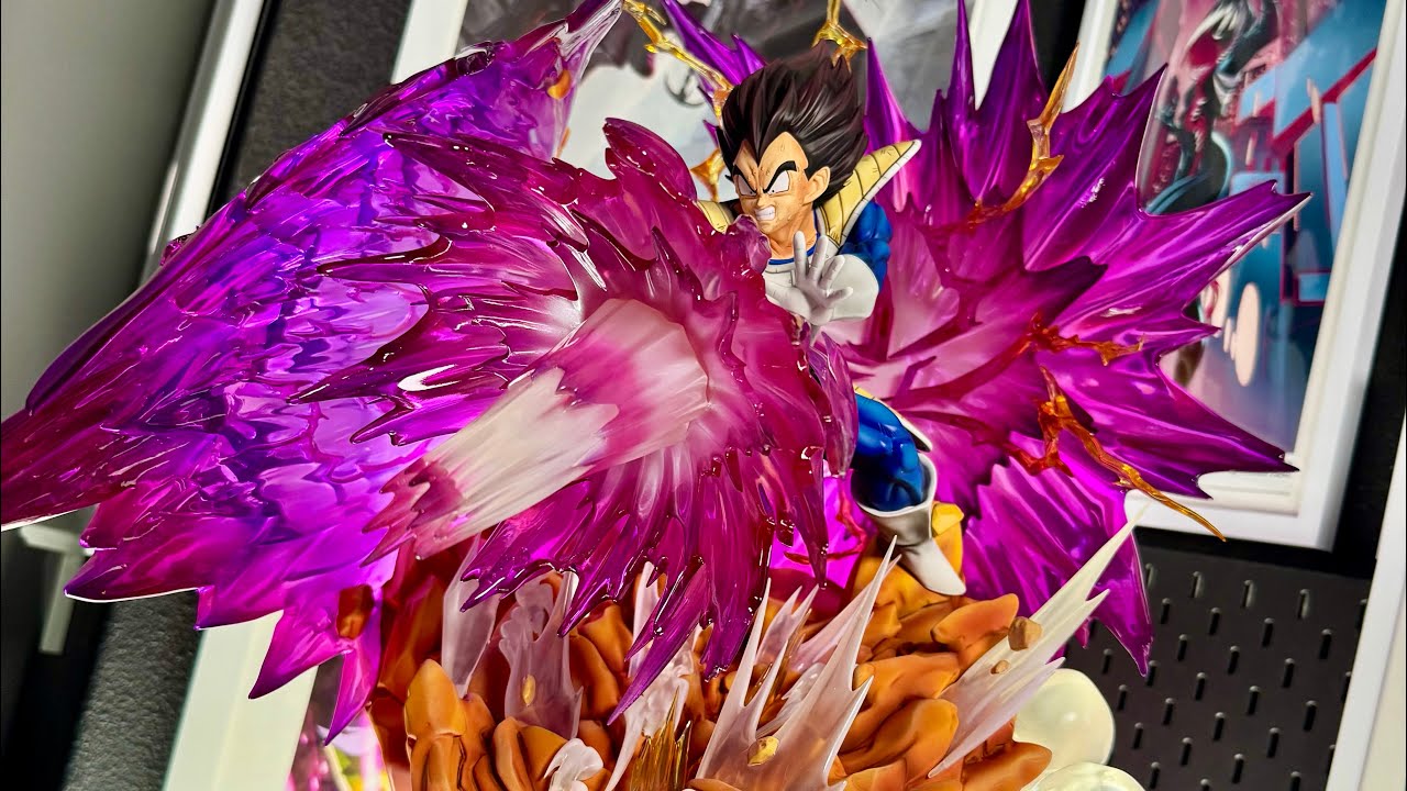 Tsume Vegeta Galick Gun Statue Unboxing