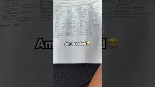 My middle school schedule💀 #backtoschool #middleschool