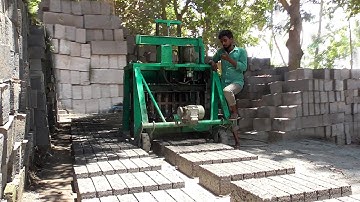 Hydraulic Fully Automated Bricks making industry | Small Scale Industries