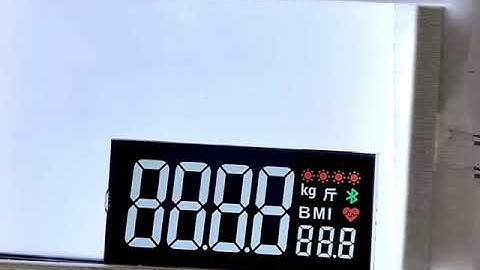 Customized Weight Meter LCD Negative Transmissive Full View Display Va Segament LCD Display