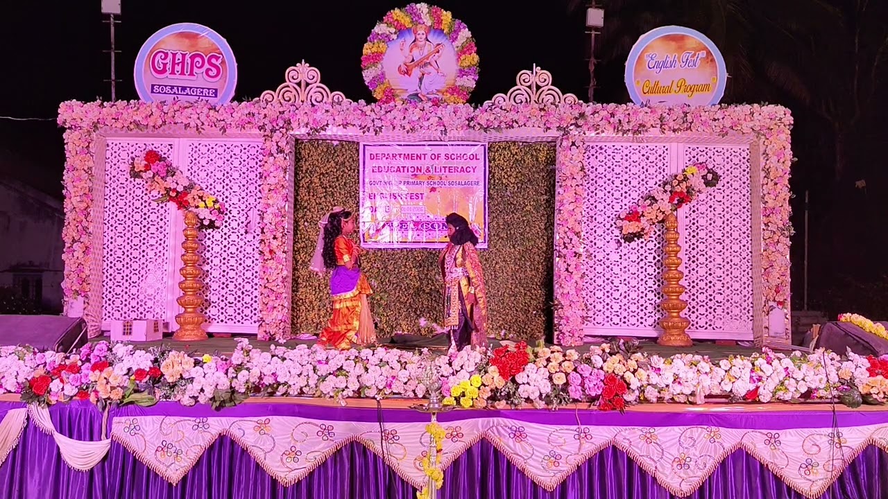 Uttara Abimanyu Scene By GHPS Sosalagere School Students 🔥