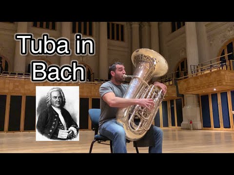 Bach Cello Suíte 2 : Sarabande - tuba solo