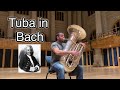 Bach cello sute 2  sarabande  tuba solo