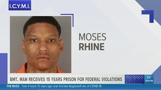Beaumont man gets 15 years in prison for his role in string of Southeast Texas robberies