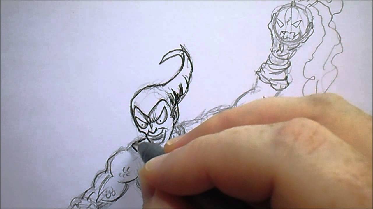 Drawing The Green Goblin