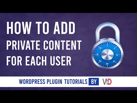 How To Add Private Content Per User In WordPress with WP Private Content Plus Plugin