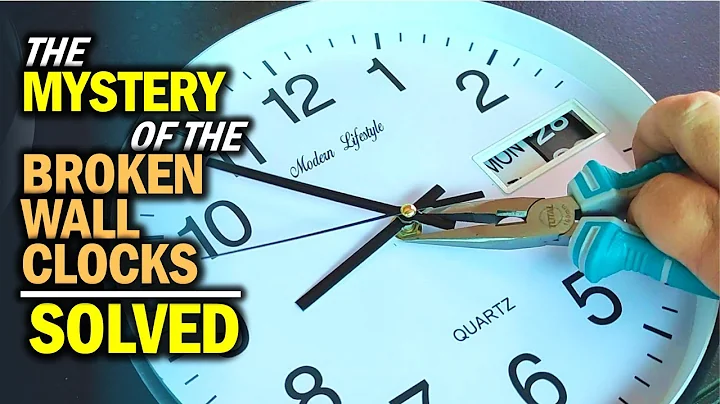 ¡Descubre el misterio de los relojes de pared que dejan de funcionar y cómo solucionarlo!