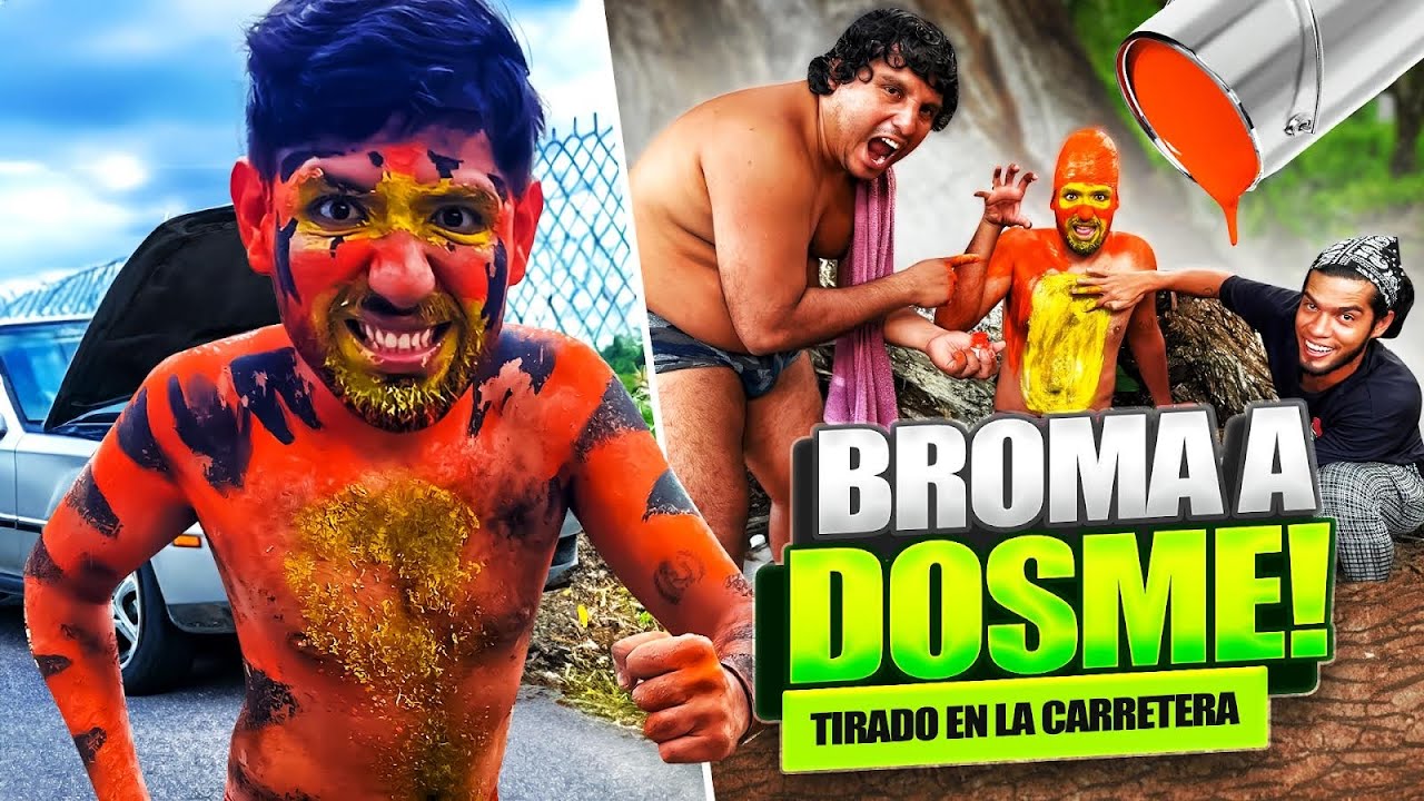 🔥 BROMA A DOSME TIRADO EN LA CARRETERA 🔥