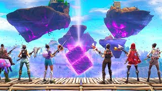 FORTNITE CUBE EXPLODES above LOOT LAKE! (Fortnightmares Event!)