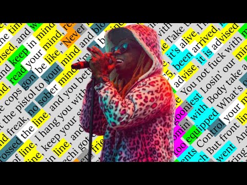 Lil Wayne, Let It Fly | Rhyme Scheme Highlighted