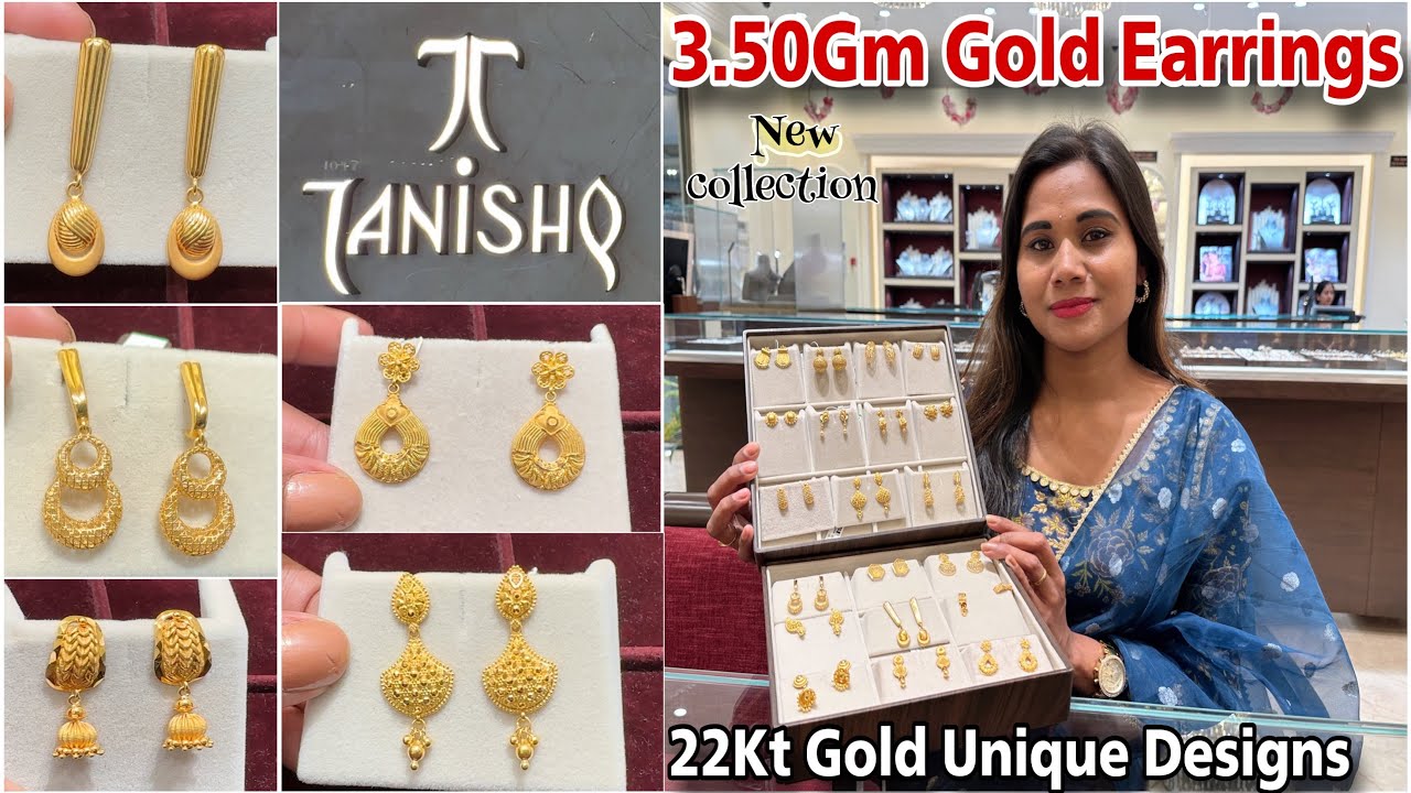 Tanishq 22KT Gold Earrings Design With Price Jewelry Bangalore 133547600 |  Gold earrings with price, Gold earrings designs, Pure gold jewellery
