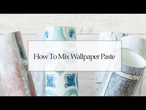 How to Mix the Perfect Wallpaper Paste