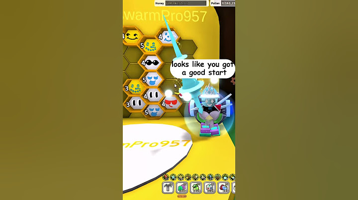 Level 4 Hive Switches to White😆#beeswarmsimulator