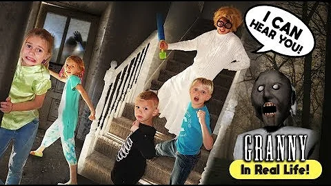 Granny's House Horror Game in REAL LIFE! | The TANNERITES