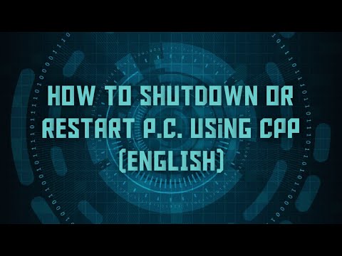 how to shutdown or restart our pc in c++