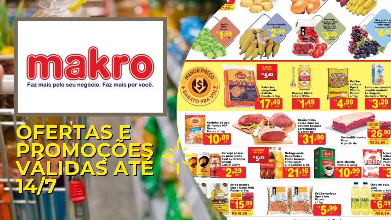 MAKRO ATACADISTA I OFERTAS MERCADO MAKRO I PROMOÇÕES DA SEMANA ! YouTube