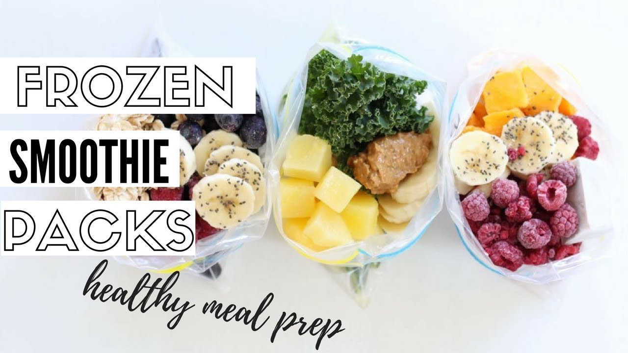 How To Meal Prep Freezer Smoothie Packs