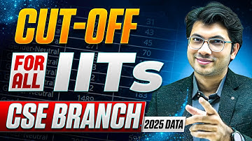 Top IITs CSE Branch Cutoff 2025 (GEN, OBC, SC, ST) | JoSAA 2025 Data | Prateek Sir