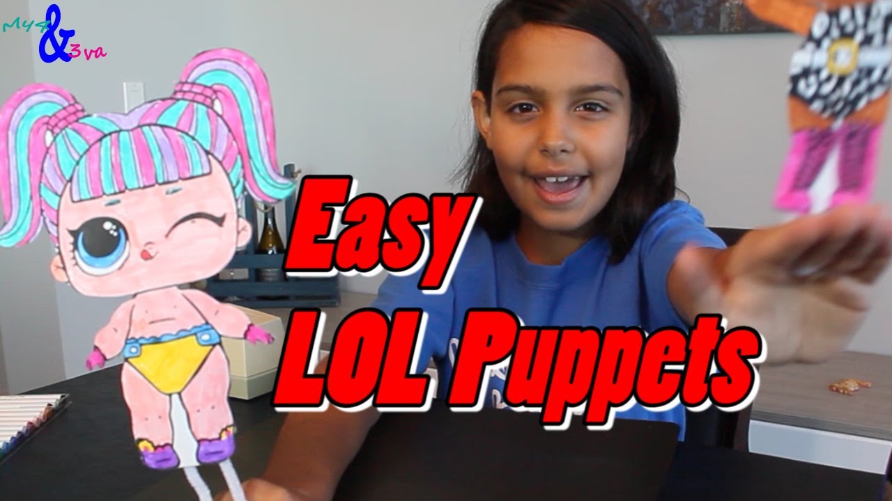 Download LOL Puppets. Coloring LOL dolls. Simple to do, make your own! - YouTube