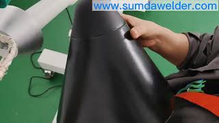 Hot Air Welding Machine for PVC Inflatable Boat Flexible Rubber Cone Head Thermal Welding