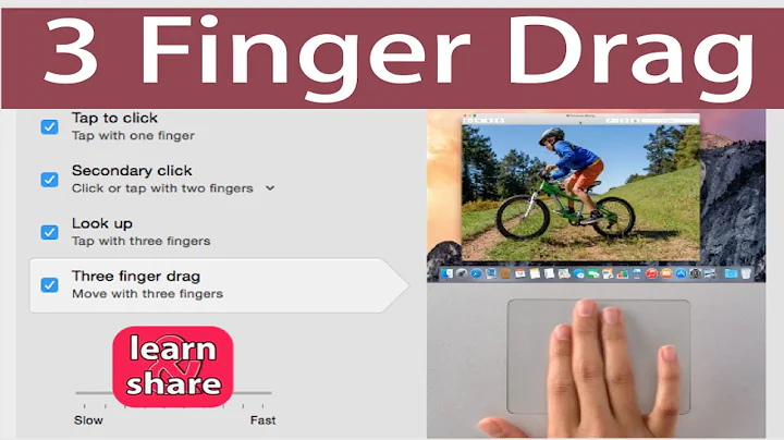 How to Enable Three Finger Drag Mac OS (Trackpad Options)