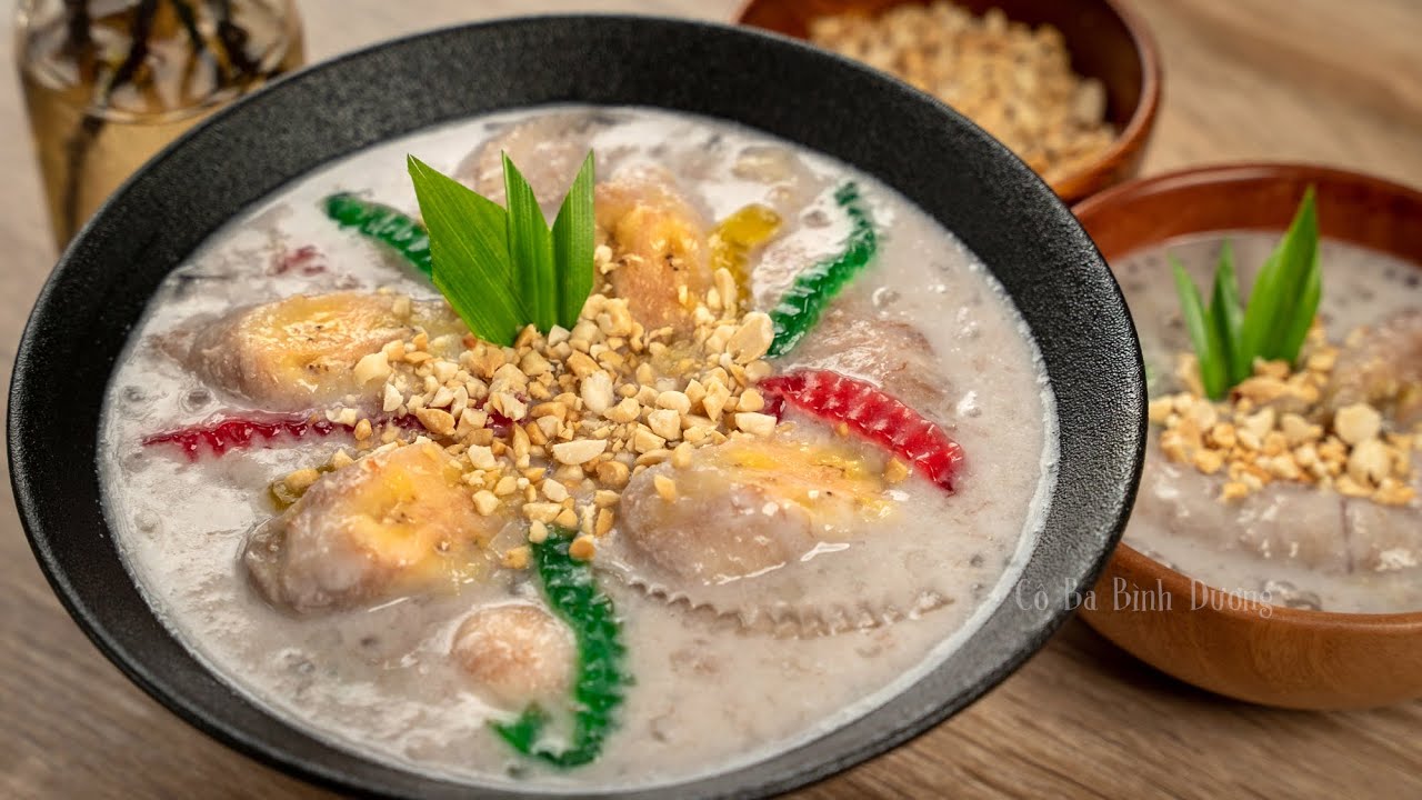 Hướng dẫn Cách nấu chè thưng – Cách nấu CHÈ CHUỐI đơn giản dễ làm bao ngon | Banana coconut and tapioca pudding