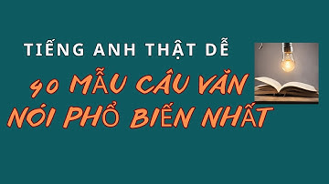 Tiếng Anh Thật Dễ Với 40 Mẫu |Câu| Ghép Câu Thành Thạo| Mẫu Câu  Đơn Giản Sử Dụng Thường Xuyên