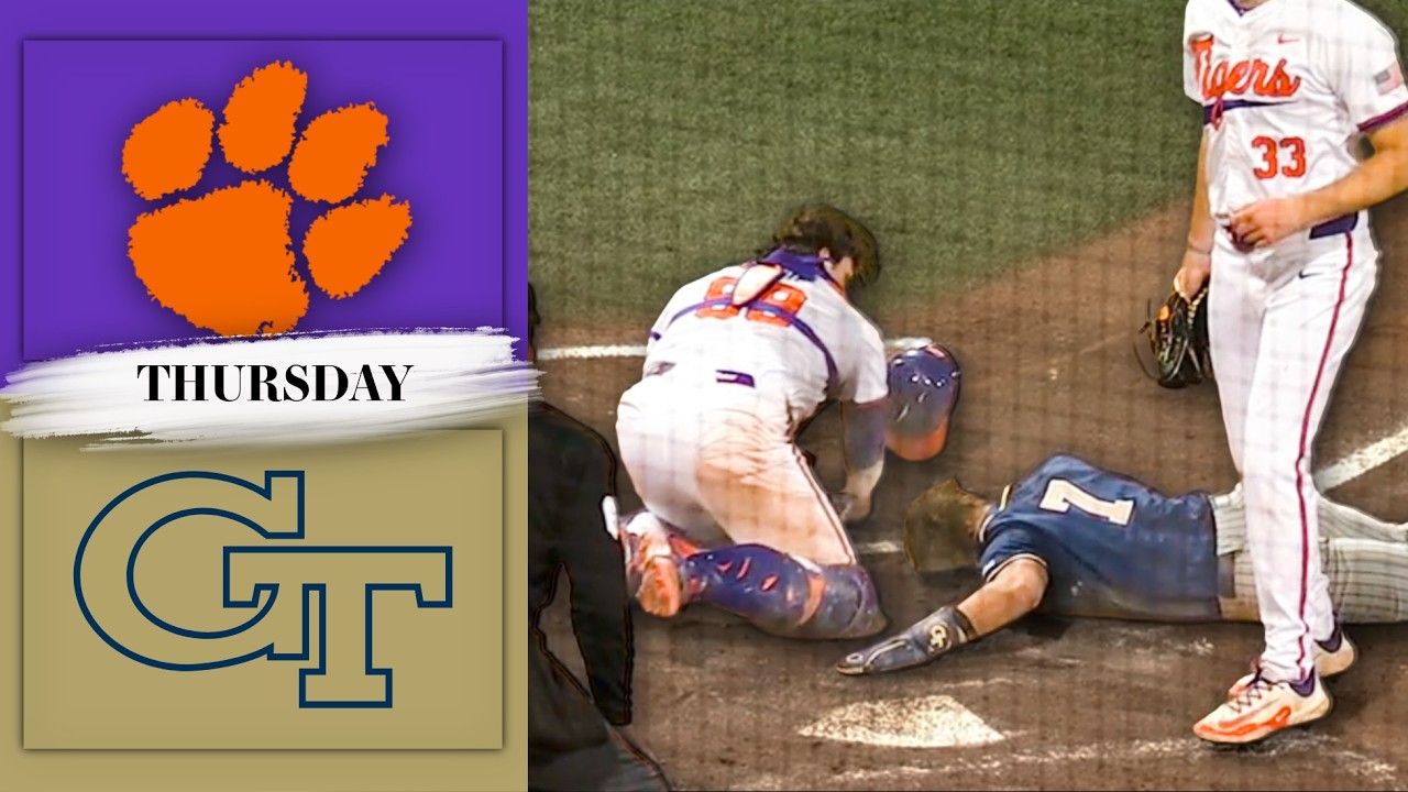4 Georgia Tech vs #10 Clemson Game 1 Highlights | HOME PLATE